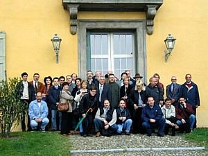 il gruppo a Villa Griffone