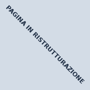 pagina in ristrutturazione